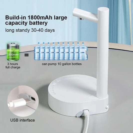 Pompe à eau électrique intelligente adaptée aux bouteilles